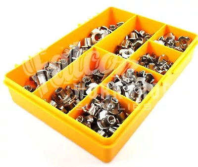 £11.60 • Buy 50 Assorted A2 Stainless M5 M6 M8 M10 Tee Nuts, Drive In, Captive T Nut Kit