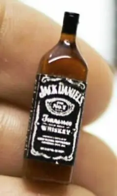 Dollhouse Miniature Bottle Of Jack Daniel's Tennessee Whiskey - 1:12 Scale • $4