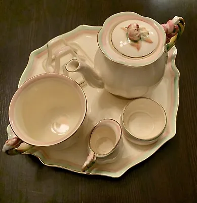 Early Vintage Royal Winton Grimwades Tiger Lily Breakfast Set • $325