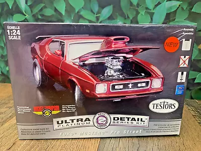 Sealed Metal Model Kit Testors Ultra Detail Ford Mustang Pro Street #460089 1:24 • $89