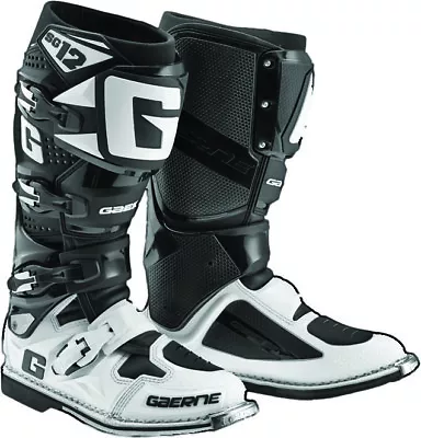 Gaerne SG-12 Motocross Boots Black/White US 12 • $569.99