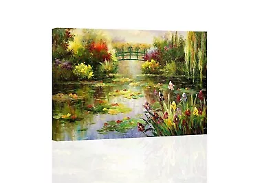 Monet Garden - CANVAS OR PRINT WALL ART • $99