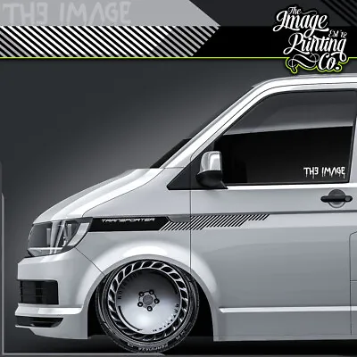 VW Transporter Wing Vinyl Decal Kit - T4 T5 T6 -  Stickers - Camper Mods TCR V10 • $49.67