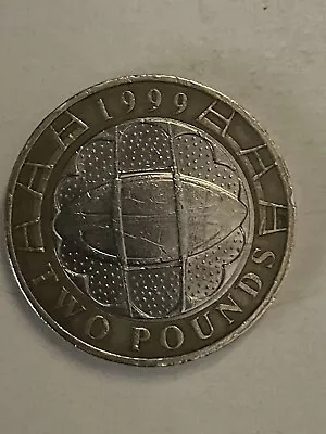 Rare 1999 Rugby World Cup £2 Coin! Minting Errors. Unique & Collectable! • £299