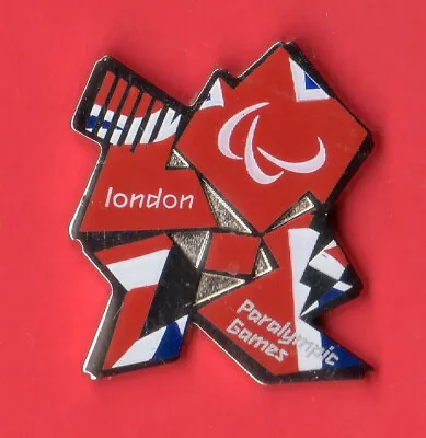 London 2012 Paralympic Games Pin. Logo Of The Games. The Colours Of The Uk Flag • $9.50