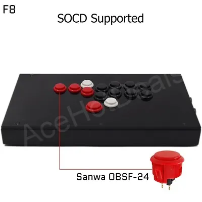 F8 All Buttons Hitbox Style Arcade Joystick Game Controller PS5/PS4/PS3/Xbox/PC • $99.99