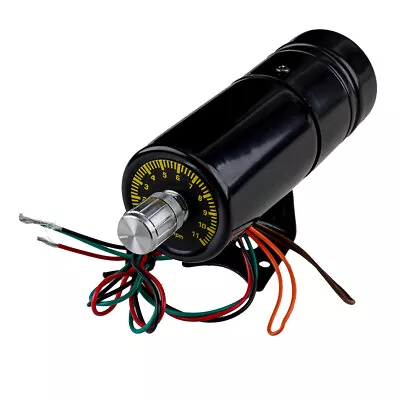 Black 1000-11000 RPM Adjustable Tachometer Tacho Gauge Shift Light Red LED Assy • $27.91