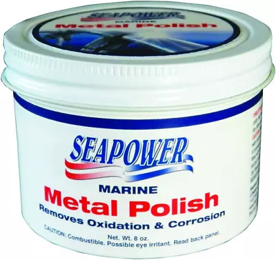 Seapower SMPO-8 Marine Metal Polish And Scratch Remover - 8 Oz. • $15.64