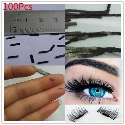 100PCS Reusable Magnet Sheet For 3D Magnetic False Eyelashes Extension Handmade  • $3.99