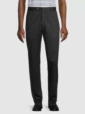 $428 Zanella Men's Gray Fleece Wool Dress Pants Size 36 • $137.18