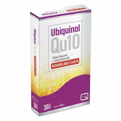 Quest Ubiquinol Qu10 + Vitamin B6 - Bioavailable - 30 Tablets • £22.50