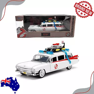 Jada Toys Ghostbusters - Ecto-1 1984 1:24 Scale Diecast Vehicle Diecast Model • $64.93