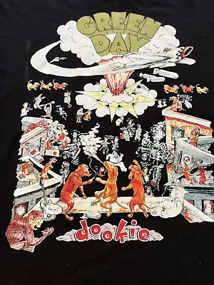 NWOT Green Day Dookie Album 1994 Concert Tour Shirt Medium Lookout Records Punk • $29.99