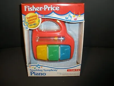 NEW NOS Vintage Fisher Price Sparkling Symphony Piano 1999 • $60.68