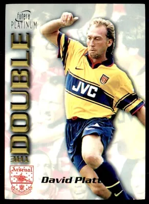 £2.49 • Buy Futera Platinum The Double (Gold Edge) Arsenal 1998 - DB12 David Platt
