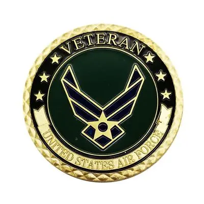 US Military USAF Air Force Veteran Airman Retirement Retired  Challenge Coin • $9.49