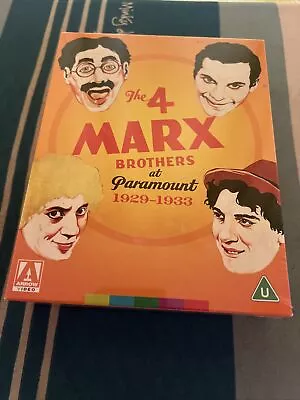 The 4 Marx Brothers At Paramount 1929-1933- Blu-ray- Region B- New And Sealed • £41.91