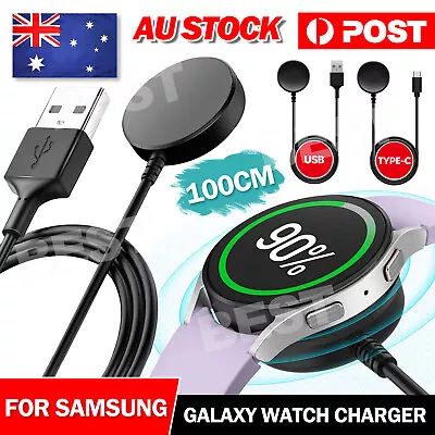 USB Charger Dock Cable Type C For Samsung Galaxy Watch 6 4 5 Pro45 42 47 44 46 • $8.45