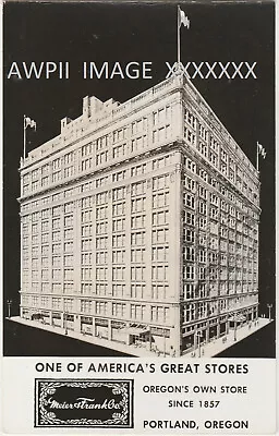 RPPC-Meier & Frank Store-Portland-Oregon-OR • $7.99