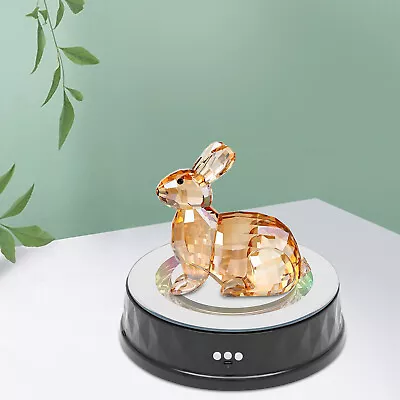 360° Rotating Display Stand Turntable Mirror Base Stand Jewelry Show Holder  • $46.55