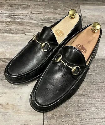 $99.99 • Buy Gucci 1953 Bit Loafers Black 8.5D Made In Italy