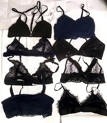 Big Lot Of 8🔥Size S Bralettes Free People VS Hanky Panky Mimi Holliday Wacoal + • $99