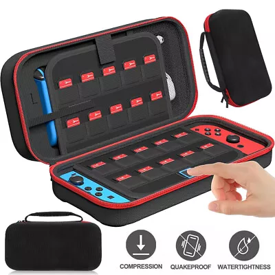 Mini Carry Case Bag Storage Shockproof Cover For Nintendo Switch/Switch OLED AUS • $23.90