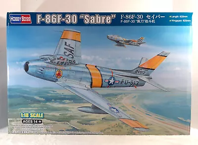 Hobby Boss 81808 1/18 Scale F-86F-30 Sabre Fighter Jet  Plastic Model Kit  NEW! • $119.99