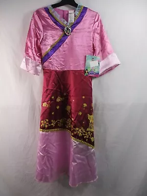 Disney Mulan Princess Costume Girls Medium Pink NO SASH Dress Halloween New • $24.88