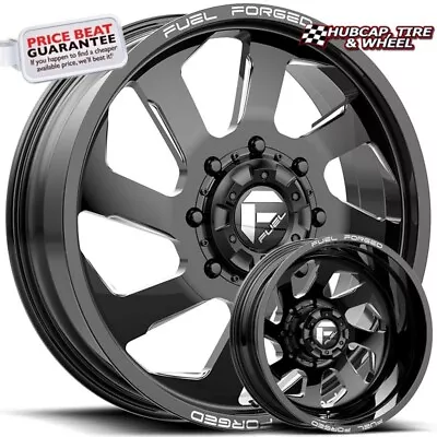 Fuel Forged Dually FF39D Black Milled 24 X8.25 - 8 Lug (Set Of 6 Rims) • $8434