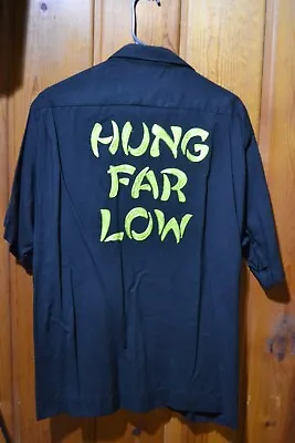 Vtg Bowling Shirt King Louie 50's Neon Yellow Chain Stitched Hung Far Low Loop • $249.99