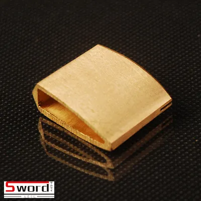  SMALL SIZE  Plain Brass Habaki Collar  For Japanese Samurai Tanto Swords • $8