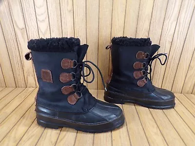 Lacrosse Women's Winter Waterproof Black/brown Pac Boot G2 Soles Size 8m • £48.16
