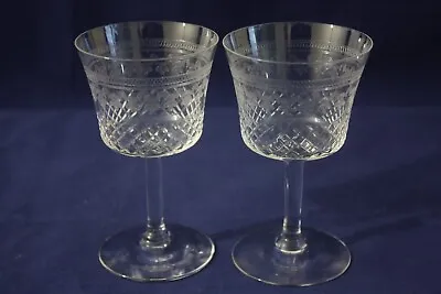 Vintage Pair Of Pall Mall Lady Hamilton Port Sherry Liqueur Glasses 4  • £11.99