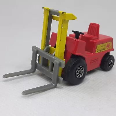 Lesney Matchbox Fork Lift Truck Lansing Bagnall 1972 Red Made In United Kingdom • $5.24