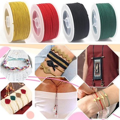 £4.13 • Buy 1mm Cord Rope Chinese Knot Macrame Cord Rope Thread For Jewelry Making String