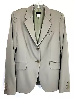 NWOT J.CREW Size 2 Women's 100% Wool Blazer TAN $198 • $31.60