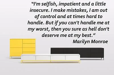 Vinyl Wall Decal Sticker Room Decor Custom Quotes Inspiring Marilyn Monroe F1969 • $27.99