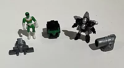 1996 Bandai Power Rangers Zeo Green Zeo Zord IV Micro Playset Parts • £10