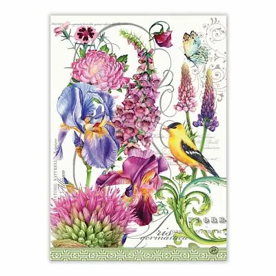 Michel Design Works Cotton Kitchen Tea Towel Deborah's Garden - NEW • $10