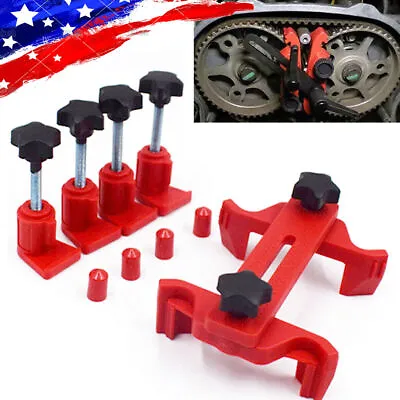 Universal Camshaft Dual Cam Clamp Alignment Timing Belt Gear Locking Tool • $12.39