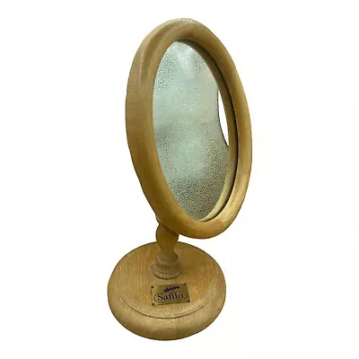 Wooden Vanity Table Top Dressing Mirror Optometrist Display Elasta Safilo • $29.99