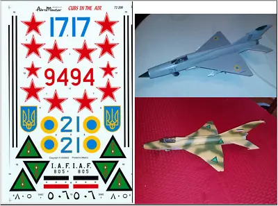 Russian Ukrainian Iraqi Decals 1/32 1/48 1/72 1/144 For Mig 15 17 21 23 25 29  • $8.99