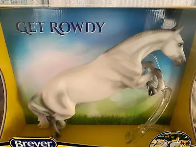 Breyer Model Horses Fall Edition Gray Jumping Horse Get Rowdy • $59.99