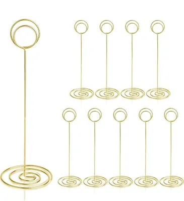 Table Number Holders 10Pcs - 8.75 Inch Place Card Holder Tall Table Number... • £12.99