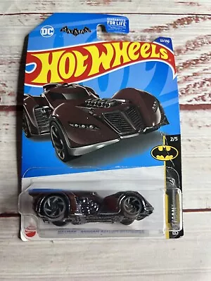 NEW Hot Wheels Batman Arkham Asylum BATMOBILE Mattel Matchbox Car 32/250 • $4
