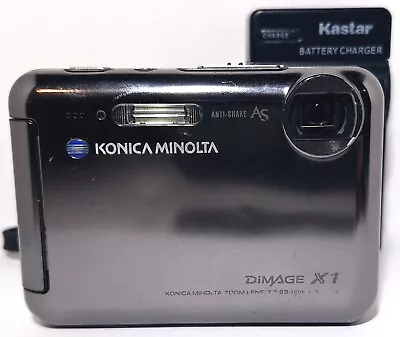 Konica Minolta DiMAGE X1 8.0MP Digital Camera Tested W/ Battery And Charger • $69