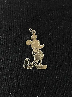 Disney 14k Yellow Gold Mickey Mouse Pendant Charm • $179