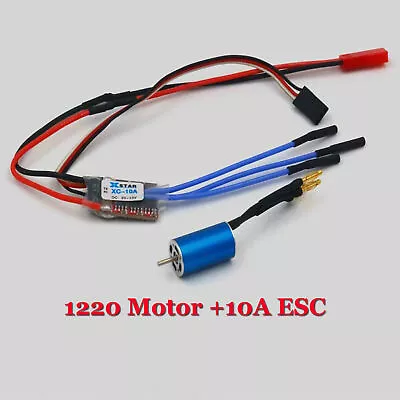 10A Brushless Car ESC 10300kv 1200 Motor For  Micro T SCT 4WD Rally Desert • $18.49