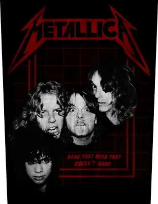 Metallica Bang That Head Jacket Back Patch Official Metal Band Merch  • £12.40